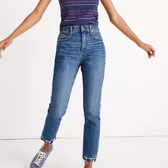 Madewell High Rise Slim Boyjean - Picture 2 of 7